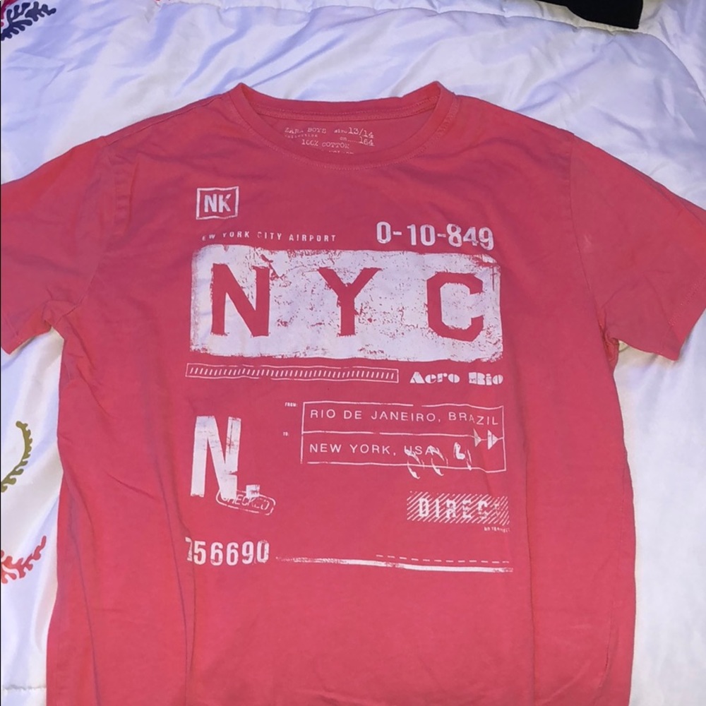 Salmon t-shirt
